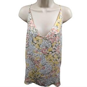 Loft Outlet Floral V-Neck Camisole Top Sz L